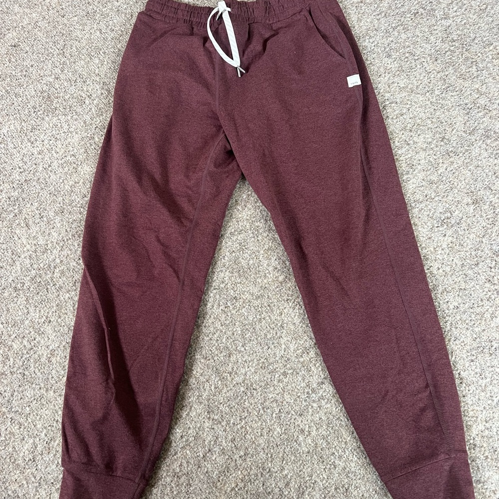 Vuori Women's Burgundy Joggers